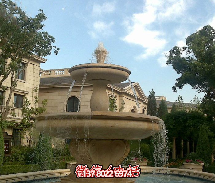 自然的質(zhì)感，夢(mèng)幻的景觀——?jiǎng)e墅大理石景觀雕塑?chē)娙? title=
