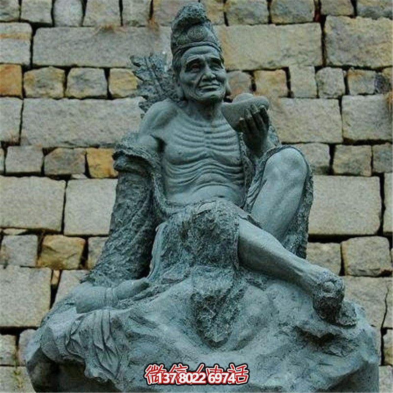 景區(qū)濟公石雕雕塑，帶你感受大自然的魅力