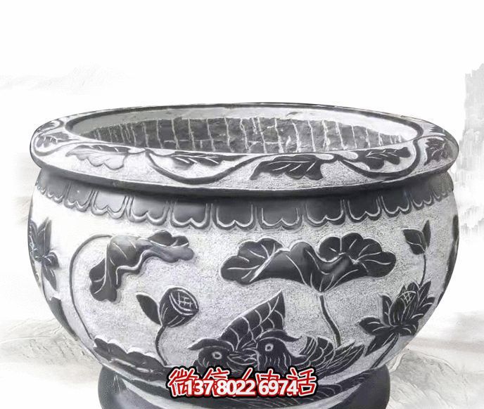 傾情精雕，高端戶外景觀缸雕塑
