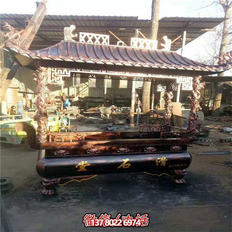 獨特創意銅雕香爐，讓你體驗寺廟式神秘雕塑感受