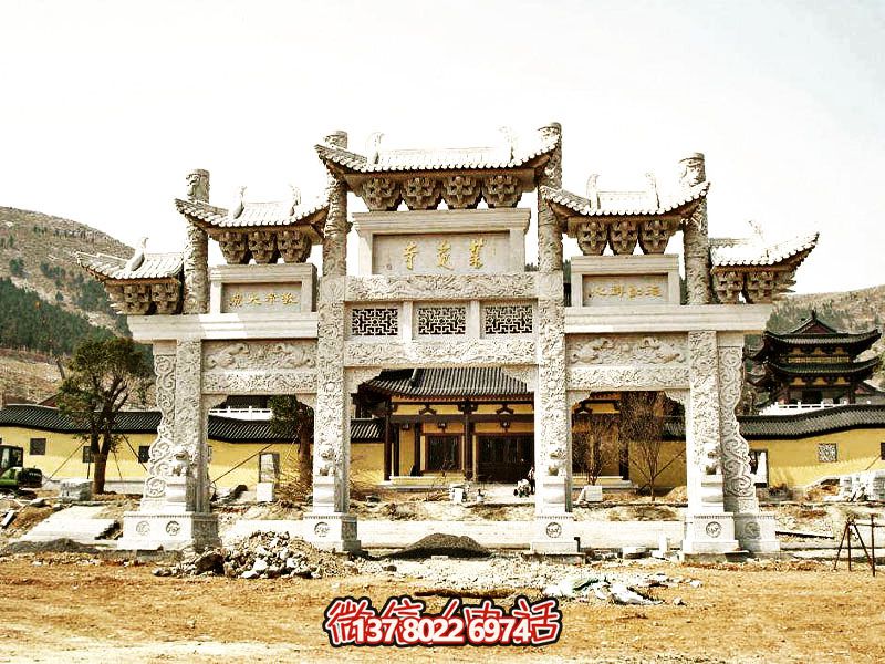 仿古斗拱牌坊，裝點您的景區、寺院門前