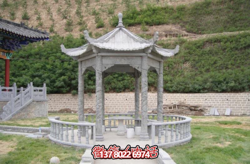漢白玉園林戶(hù)外景觀(guān)仿古涼亭